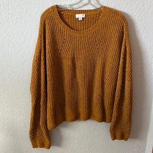Mustard color sweater
